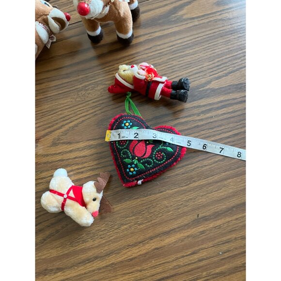 Vintage Christmas plush and tree ornaments - Picture 5 of 8